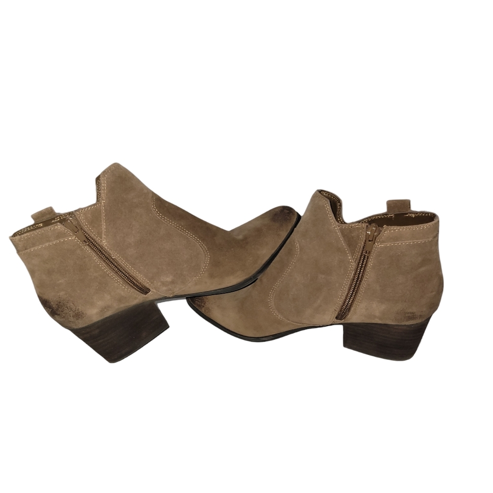 Crown Vintage Tan ankle booties Sz 8